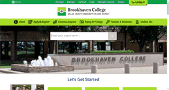 Desktop Screenshot of brookhavencollege.edu